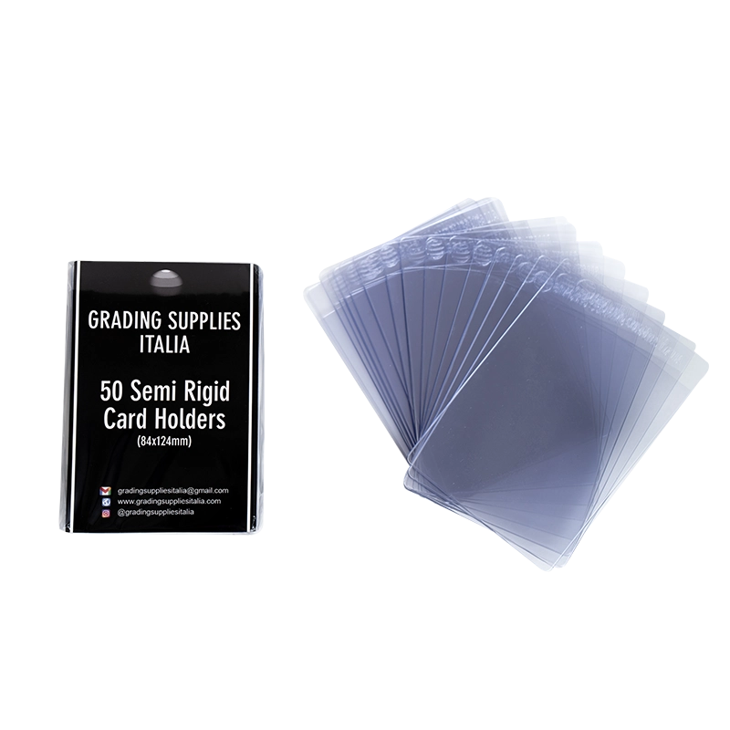50-Pack GUARDHOUSE Semi-Rigid #1 Card Holders – BCW Grading Style, Case Fresh!