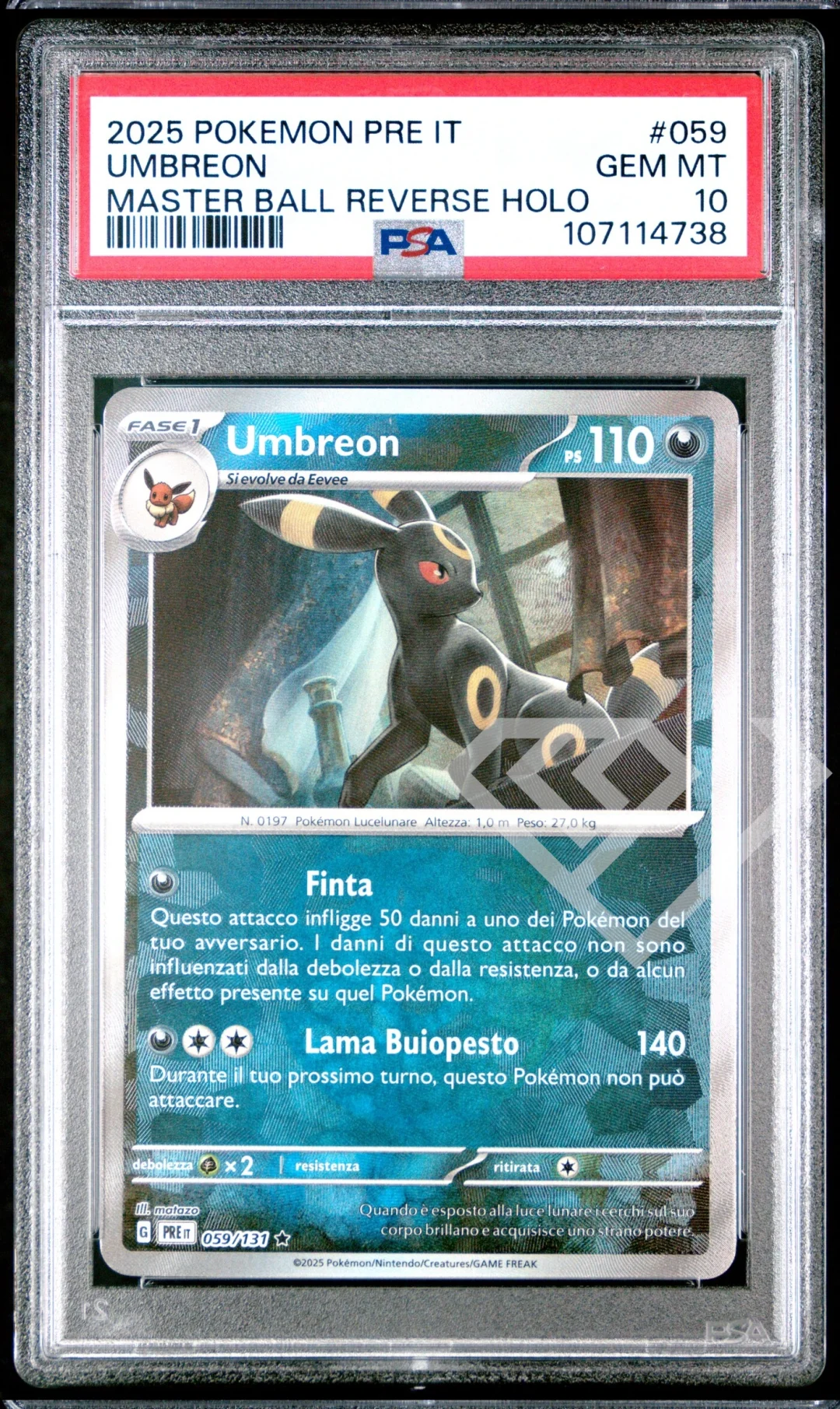 Umbrepn-psa-10-PRE-059-reverse-master-ball-holo-italian