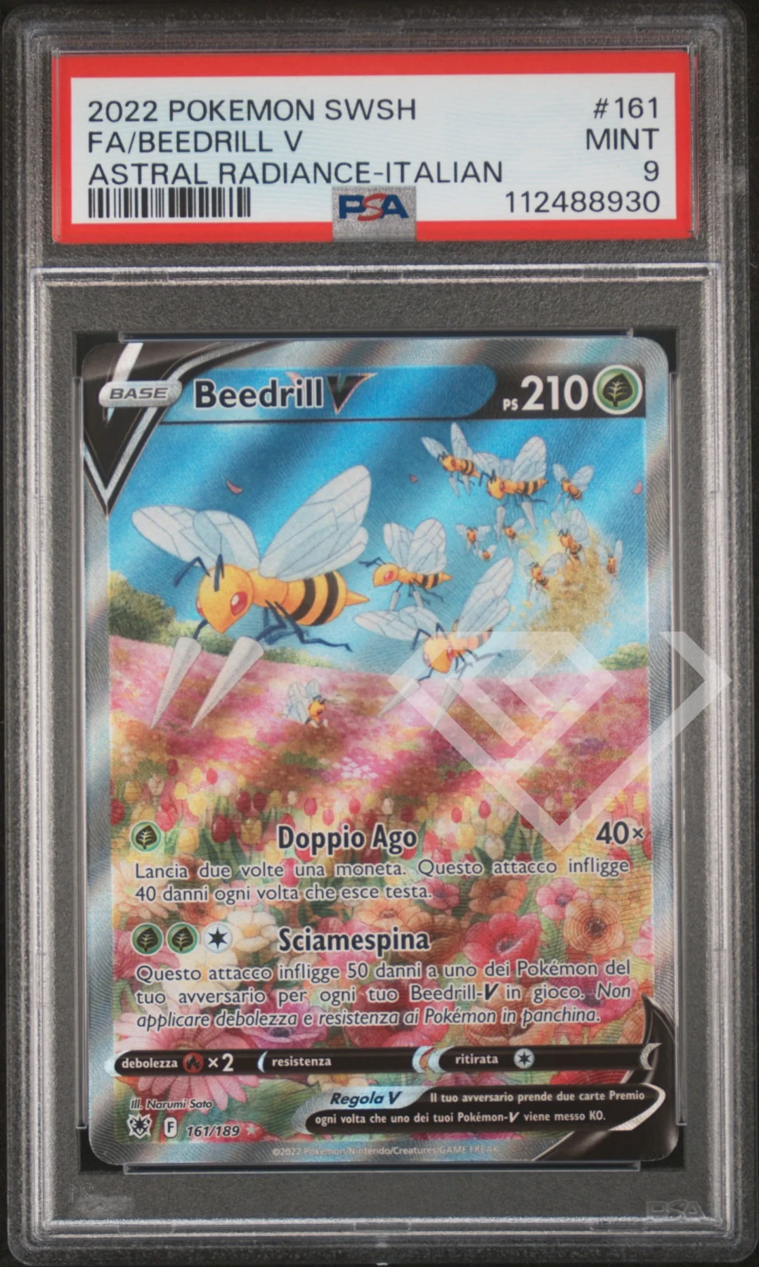 beedrill-v-161-189-secret-psa-9-astral-radiance-italian