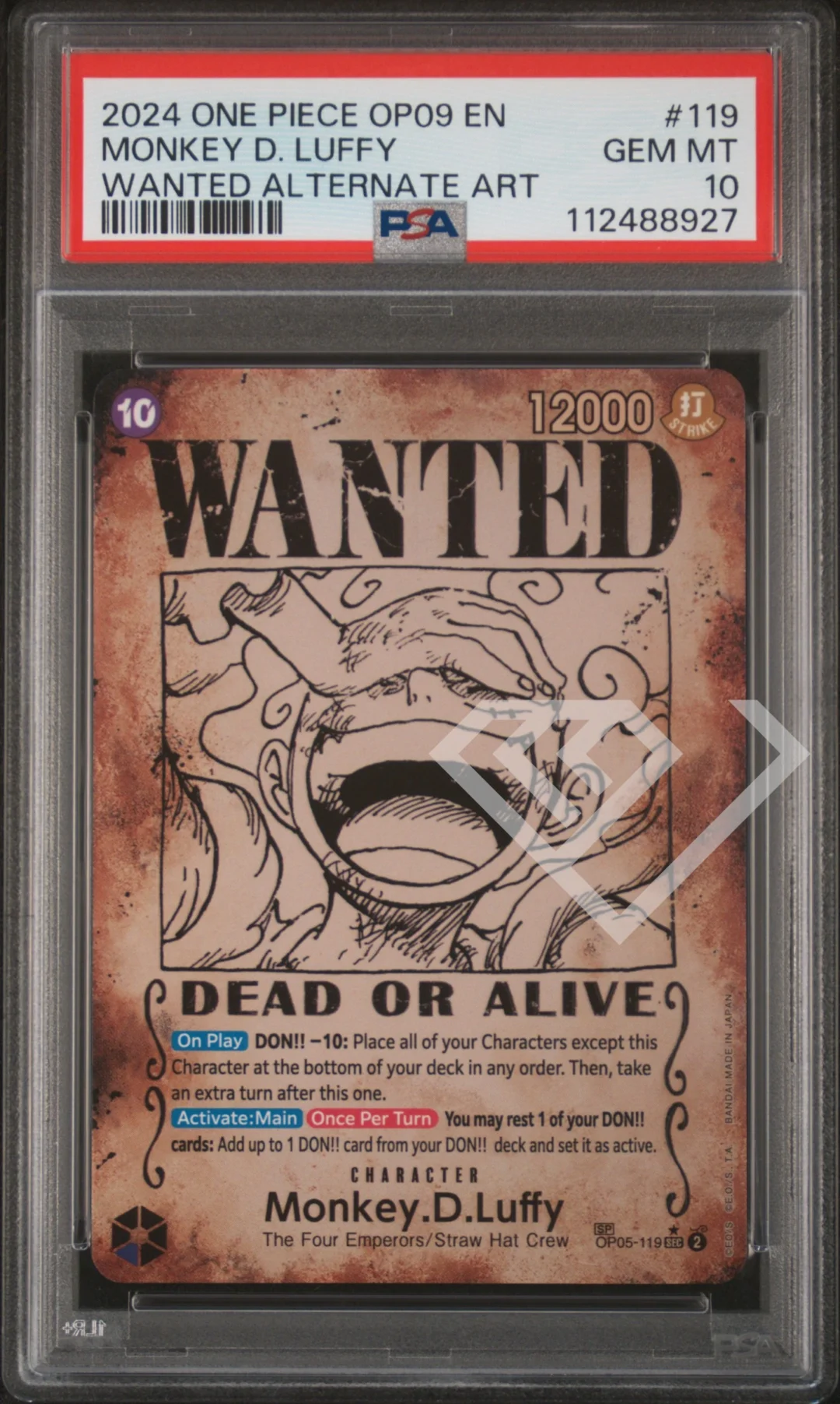 monkey-d.-luffy-op05-119-wanted-alternate-rare-psa-10-op09-english