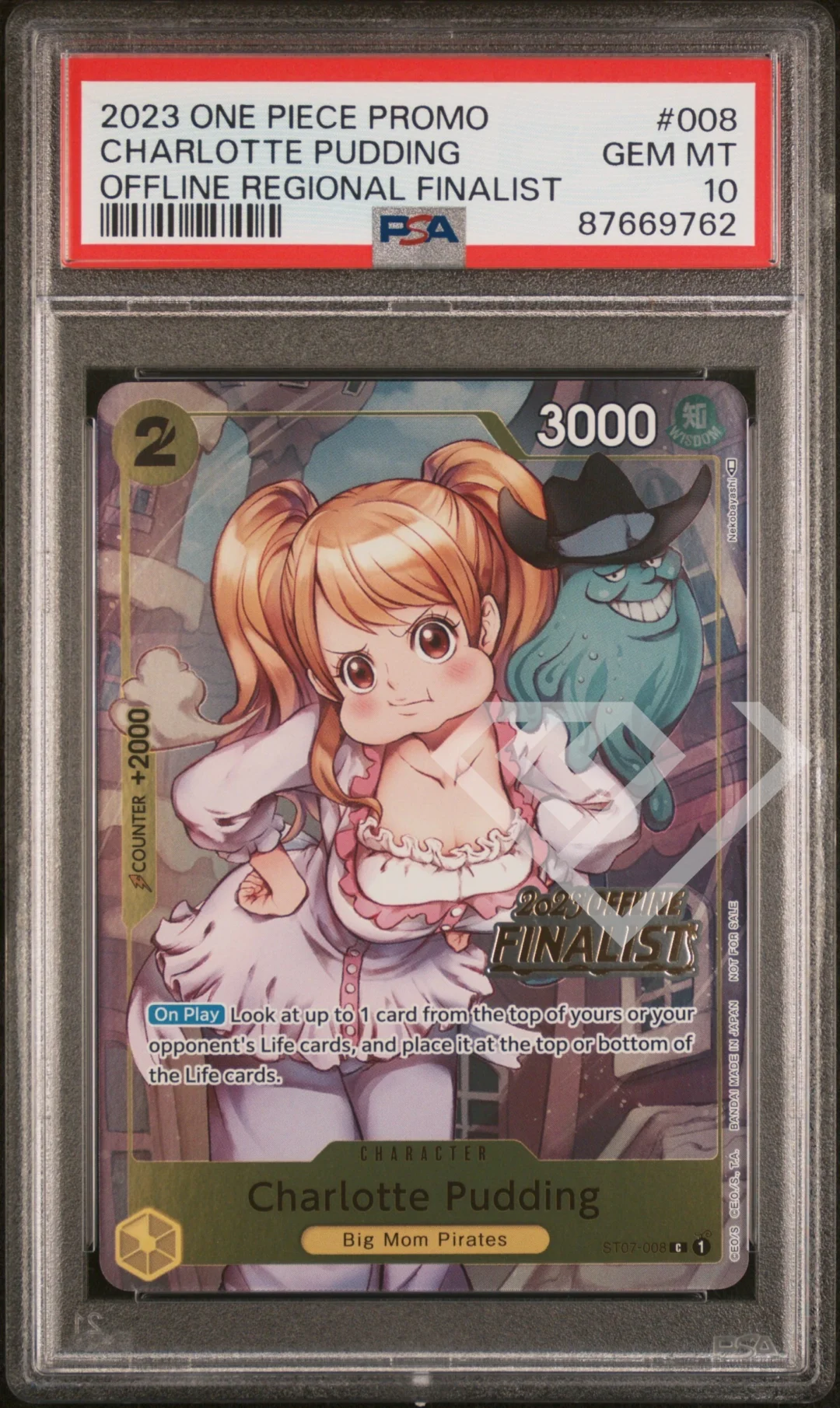 Charlotte Pudding ST07-008 C Alternate Rare - 2023 Offline Regional Finalist PSA 10 English