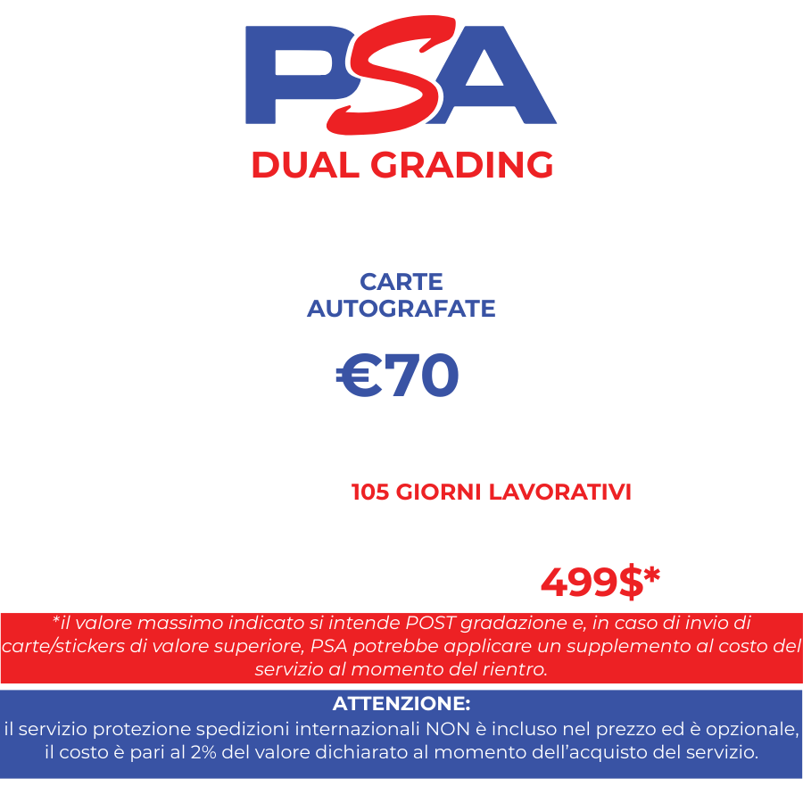 Psa dual grading 2026