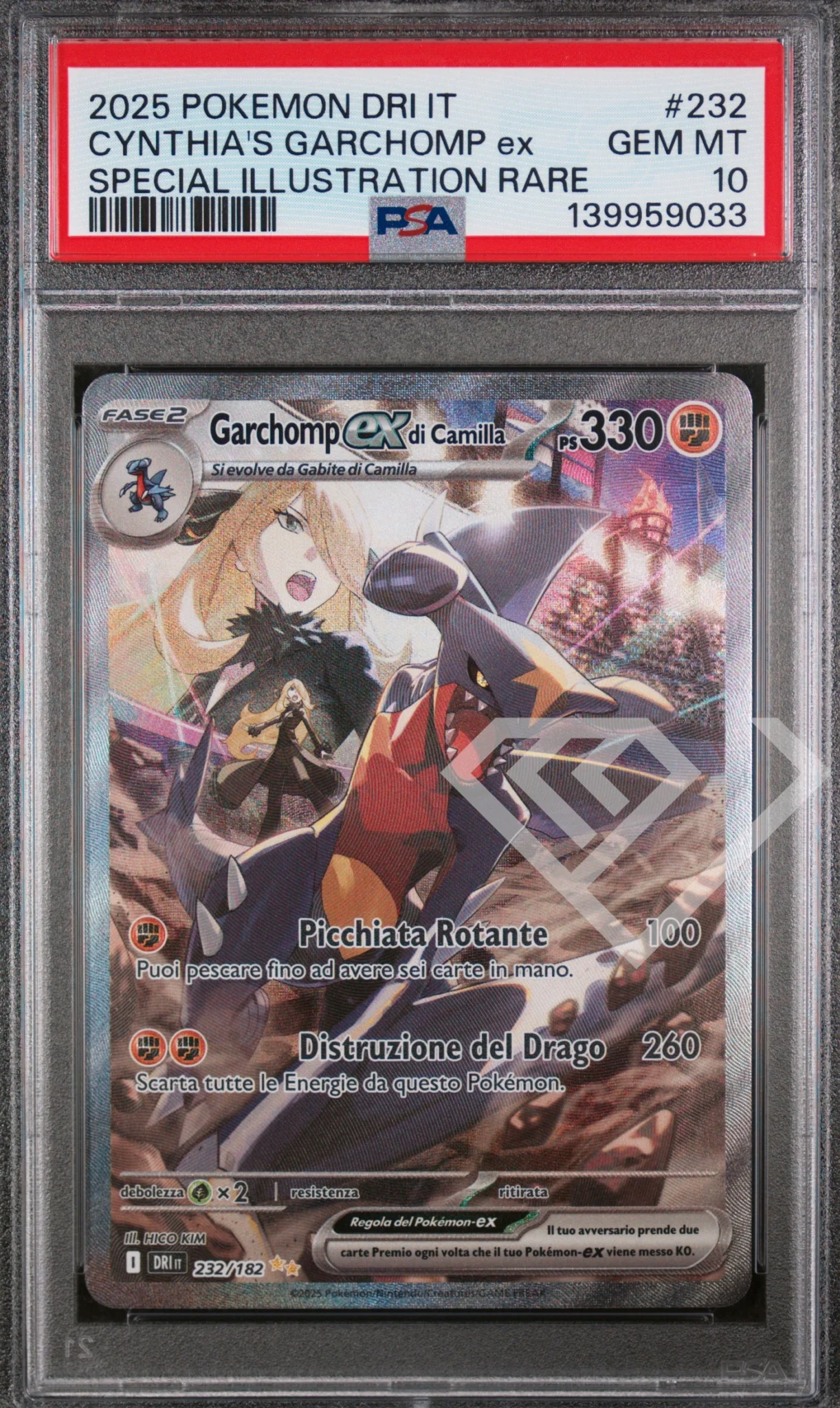 Home - grading supplies italia - official site Cynthia's-garchomp-dri-232-psa-10-italian