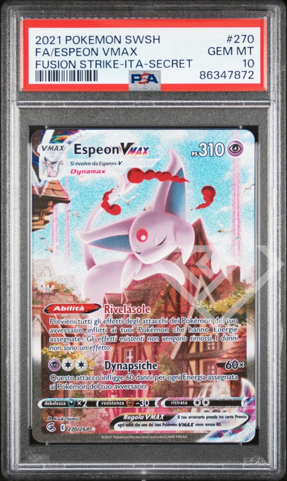 Home - grading supplies italia - official site Espeon-vmax-270-fusion-strike-psa-10-italian