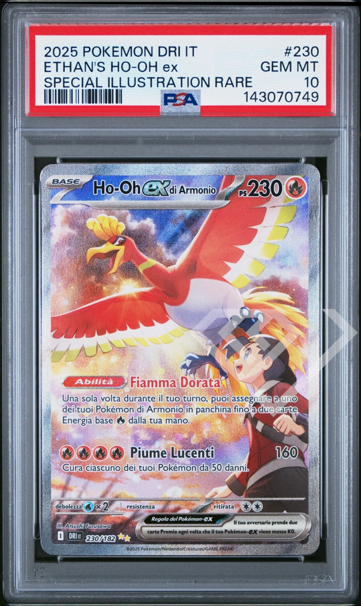 Home - grading supplies italia - official site Ethan's-ho-oh-ex-dri-230-psa-10-italian
