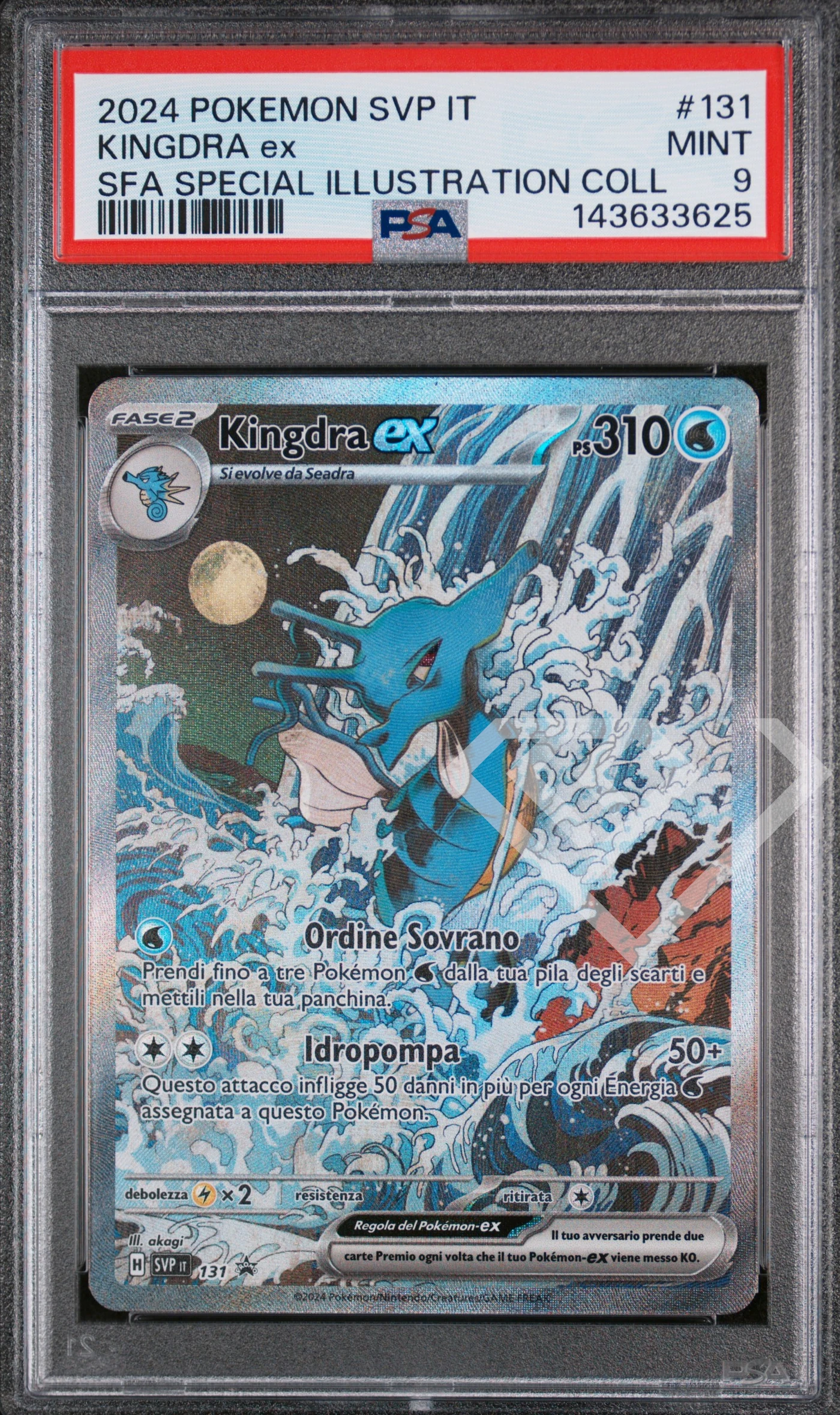 Kingdra ex svp 131 sfa kingdra premium collection - psa 9 italian - grading supplies italia - official site Kingdra ex svp 131 sfa kingdra premium collection - psa 9 italian