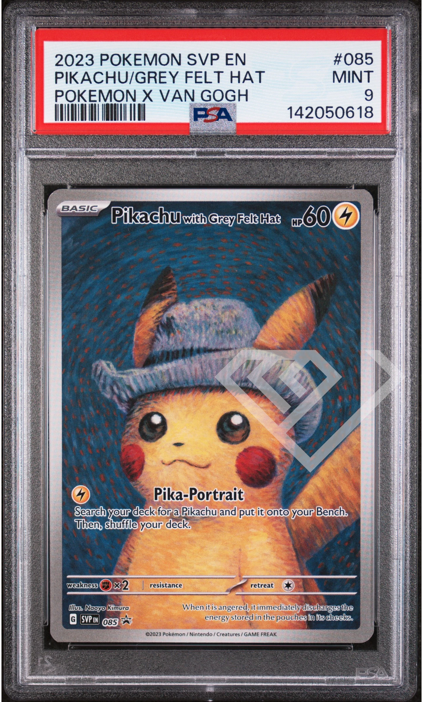 Pikachu with grey felt svp 085 - pokémon x van gogh psa 9 english - grading supplies italia - official site Pikachu with grey felt svp 085 - pokémon x van gogh psa 9 english 142050618