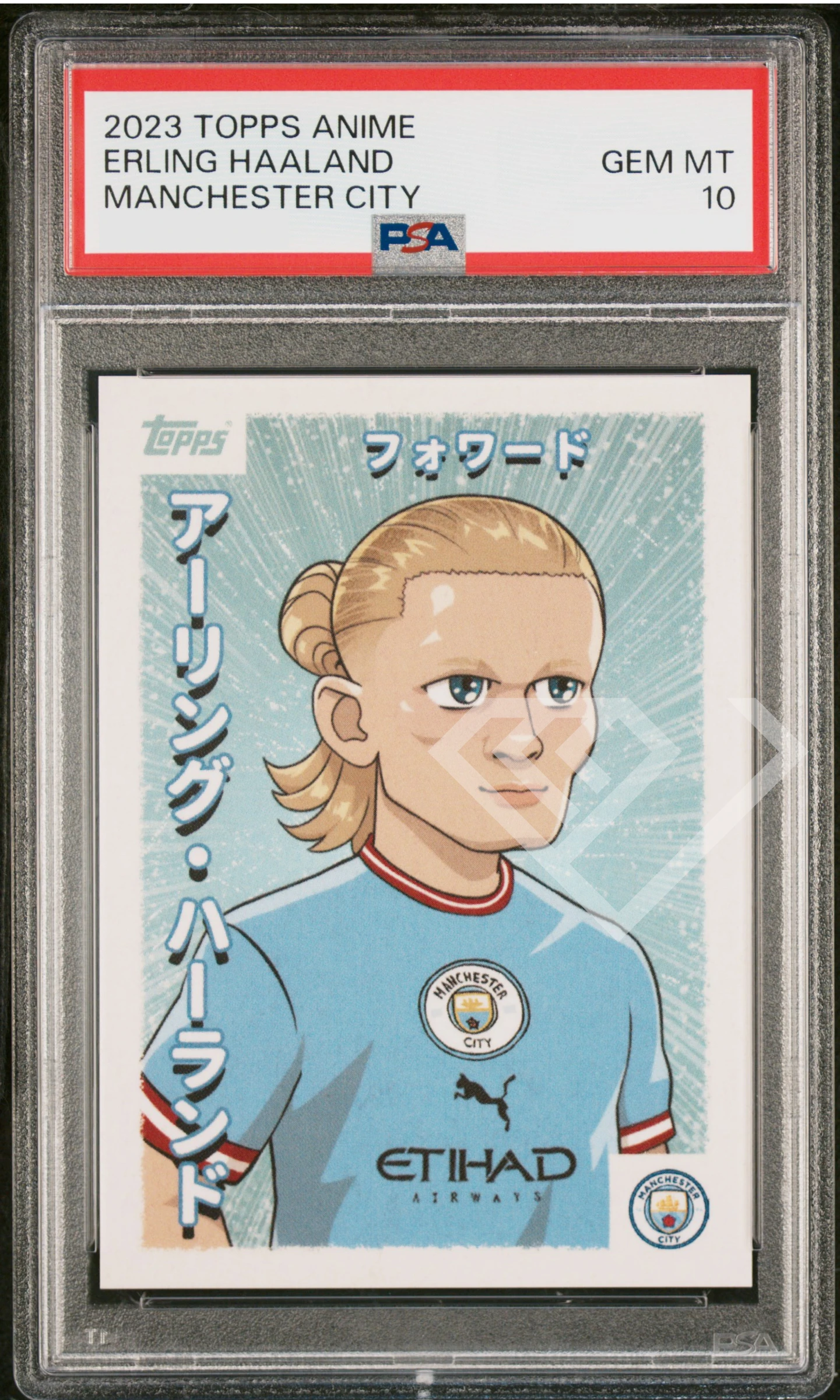 Topps anime erling braut haaland manchester city - psa 10 - grading supplies italia - official site Topps anime erling braut haaland manchester city - psa 10